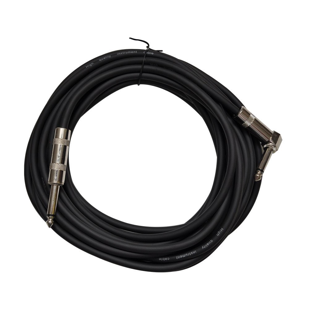 Seismic Audio 8 Pack of 20 Foot Multi-Color Right Angle to Straight Guitar Cables 20' - SAGC20R-Multi