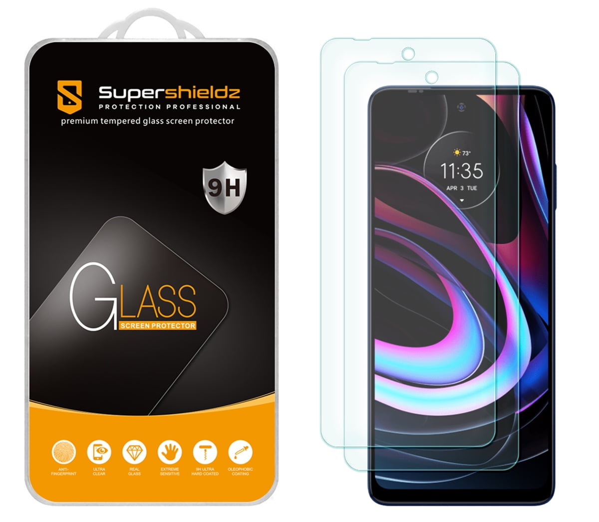 [2Pack] Supershieldz for Motorola Edge 2021 / Motorola Edge 5G UW