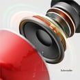 thumbnail image 2 of Inteprter Micrófono de cabeza de hongo portátil con altavoz Micrófono de inalámbrico Bluetooth Máquina de incorporada de 1500 Electrónica Rojo, 2 of 6