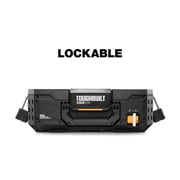 ToughBuilt StackTech Lockable Tool Box, Durable Plastic Storage Organizer