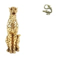 thumbnail image 1 of Escultura de animal, figura de latón, adorno decorativo para centro de mesa, para oficina, hogar, dormitorio, té, mascota, decoración del año 2024, 1 of 8