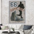 thumbnail image 3 of football Game Day II - Vintage Sport Framed Canvas, 3 of 3