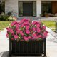 thumbnail image 4 of Adorno de suelo con flores artificiales de begonia para exteriores | Ramo de flores artificiales realista para macetas en el patio, 4 of 6