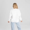 thumbnail image 2 of Women's Gameday Couture White Kansas City Chiefs Sweet Play Oversized Premium Drop Shoulder Sweatshirt, 2 of 5