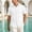 White, variant on Ceisia Men's Short Sleeve Casual Button Down Shirt Solid Color Cotton Polo with Chest Pocket Relaxed Fit Everyday Basic Top Gifts for Father Green S