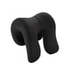 thumbnail image 5 of Almohada para la siesta, reposacabezas para el cuello, ligera, extraíble, transpirable, de espuma viscoelástica, multifuncional, con cremallera, cojín Negro sólido, 5 of 8