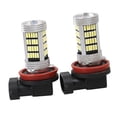 thumbnail image 4 of 2 Pieces LED Fog Driving Bulbs Car Daytime Running Lamp Headlight Black 6000K, 4 of 7