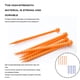 thumbnail image 4 of Eigraketly 10 piezas de tienda de campaña para montañismo, clavos de tierra de plástico roscado de 26cm, pinchos para exteriores de alta carpas Azul  10 piezas, 4 of 6