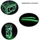 thumbnail image 5 of Cinta autoadhesiva fluorescente de 10 m x 2 cm, cinta que brilla en la oscuridad, cinta adhesiva luminosa verde brillante, cinta adhesiva fosforescente de seguridad, extraíble, impermeable,, 5 of 5