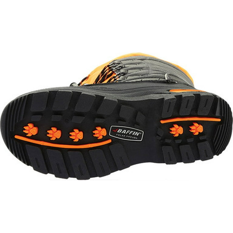 baffin pinetree snow boot charcoal orange 3 m us little kid