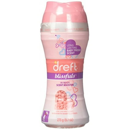 dreft blissfuls in-wash scent booster - original baby fresh scent - 9.7 oz (pack of 3)