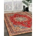 thumbnail image 3 of Ahgly Company Machine Washable Indoor Rectangle Traditional Sand Brown Area Rugs, 2' x 5', 3 of 7