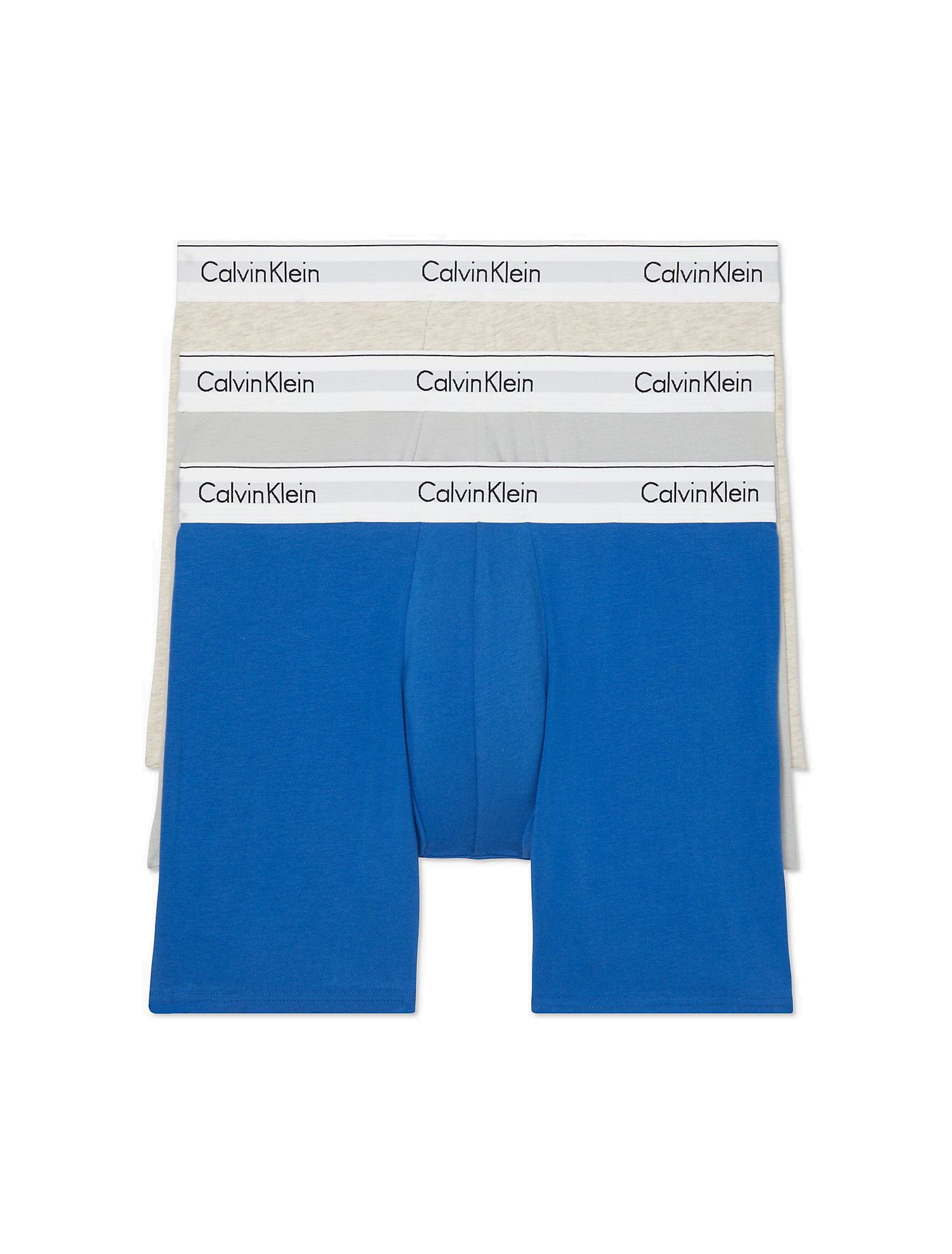 Calvin Klein Men's Underwear Modern Cotton Stretch 3-Pack Boxer Brief -  