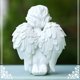 thumbnail image 2 of Estatua De Querubín Rezando Arrodillado, Adorno De Ángel De Resina Respetuoso Con El Medio Ambiente, Escultura De Ángel De Ala Rezando Finamente Pulida Para Interior Y Exterior Sweethay HA017418-00, 2 of 6