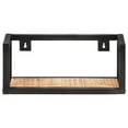 thumbnail image 2 of vidaXL Wall Shelves 2 pcs 40 cm Rough Mango Wood, 2 of 5