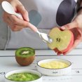 thumbnail image 2 of Cucharas Para Bebés De Doble Extremo Cuchara Para Puré De Frutas Para Niños Cucharas Para Raspar Frutas ANGGREK Double End Baby Spoons, 2 of 8