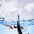 thumbnail image 2 of Señuelo de pesca de metal hundido, cuchara de fundición realista, cebos luminosos (azul), 2 of 4