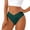 j32-Dark Green, variant on Womens Swimwear Bottoms Summer Casual Solid Color Elastic V-Kinis Female Pool Beach Party Fashion Soft Breathable Comfortable Sexy Slim Fit Bikinis Swimsuits,L