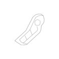 thumbnail image 3 of New Genuine Nissan Knob Reclining Device Rh 874184BS3A / 87418-4BS3A OEM, 3 of 10