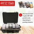 thumbnail image 5 of Waterproof Rolling Graded Card Storage Case – Fits 100+ PSA, BGS, SGC, CSG Slabs, Magnetic Card Holders & Top Loaders – Travel Suitcase with Wheels, 5 of 6
