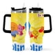 thumbnail image 2 of PLIM Vaso aislado de acero inoxidable con asa, diseño temático, regalo para familia, amigos y fans; incluye pajita y encaja en el portavasos estándar, 40 oz, 2 of 6