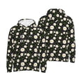 thumbnail image 6 of Bingfone Daisy Men's Drawstring Hoodie Long Sleeve Pocket Sweatshirts-Large, 6 of 6