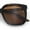 Tortoise - Brown, variant on Womens Trendy Retro Inset Lens Oversize Horn Rim Plastic Fashion Sunglasses All Black