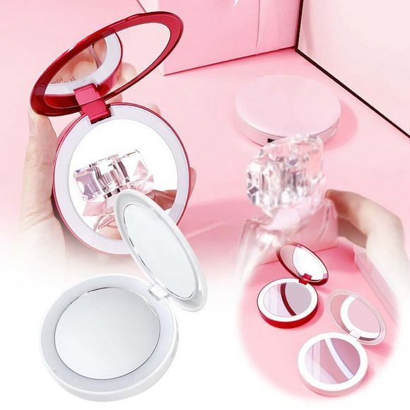Bagmrteho Portable Vanity Desk Makeup Vanity Table Set with Lights And tooth Vanity Stools for Bathroom Makeup Vanity Set with tooth Speaker Rectangle Wall Decorative Make up Lighted