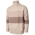 thumbnail image 2 of ZKCCNUK New Casual Daily Pullover Color High Neck Men's Knitted Sweater Bottoming Shirt, 2 of 9