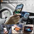 thumbnail image 4 of DUEDUE Magnetic Protective Case for iPhone 16 Pro Max, Black Matte Finish, Military-Grade Drop Protection with Built-in Kickstand, Compatible with MagSafe, 4 of 7