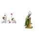 thumbnail image 1 of Esculturas de elefantes,Estatuas de elefantes,decoración del hogar,artesanías de cerámica,Figura de escritorio,Estante de estatua de pavo real para escritorio,decoración del hogar,Figura, 1 of 8
