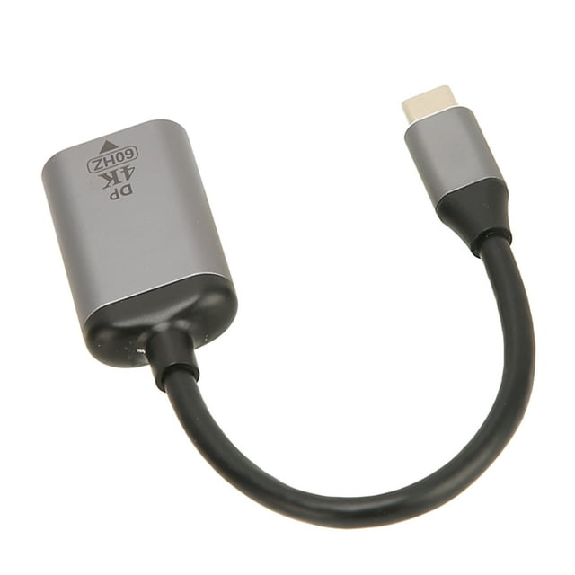 Adaptateur USB C vers DisplayPort, Adaptateur USB C vers DP Plug And Play Transmission Stable 4K 60Hz pour Tablette