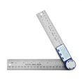 thumbnail image 1 of Digital Angle Finder Protractor, 2 in 1 Angle Finder Ruler for Woodworking/Carpenter/Construction/DIY Tools，Blue, 1 of 5