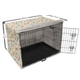 thumbnail image 6 of Geometric Dog Crate Cover, Contemporary Design of Various Shapes Abstract Creative Retro Tones, Easy to Use Pet Kennel Cover Small Dogs Puppies Kittens, 7 Sizes, Multicolor, by Ambesonne, 6 of 6