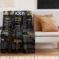 thumbnail image 2 of 18th Birthday Decorations for Girls Boys Happy Birthday Gifts for 18 Year Old Girls Boys Teen Girls Gifts Ideas for Daughter Sons Sister Bestie Soft Throw Blanket Back in 2005 - 60x50 Inch - Gold, 2 of 6