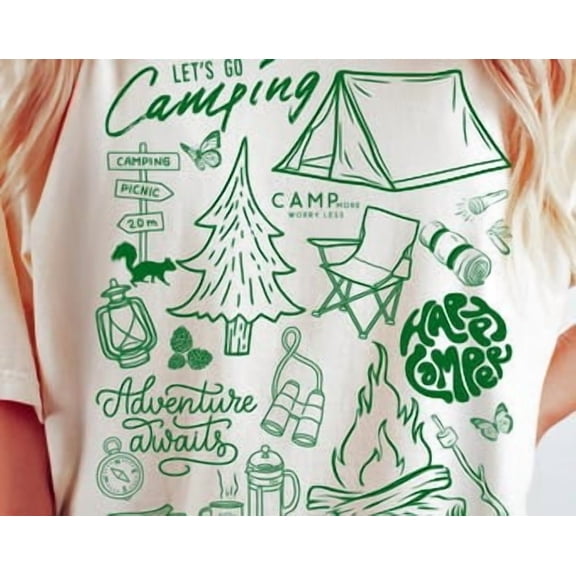 Retro Camping Nature Vintage T-Shirt