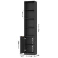 thumbnail image 6 of Hiphuta 73.5" Tall Bathroom Storage Cabinets with Adjustable Shelves, 6-Tier Narrow Cabinet, Bathroom Storage Tower for Small Spaces, Black, 6 of 8