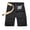Black, variant on Odeerbi Cargo Bermuda Shorts for Men 2025 Casual Solid Zipper Button Pockets Cropped Shorts Black