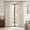 Beige, variant on 96 Inches Long Pinch Pleated Natural Linen Curtains 2 Panels Set for Bedroom Living Room, Viral Pleat Semi Sheer Drapes Light Filtering Textured Sheer Curtains with Hooks Floor to Ceiling