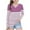 Pink, variant on ZACPNCV Girls 3/4 Sleeve Tops Casual V Neck T Shirts Loose Fit Three Quarter Length Cute Shirts Dressy Basic Work Blouse Brown 11-12 Years