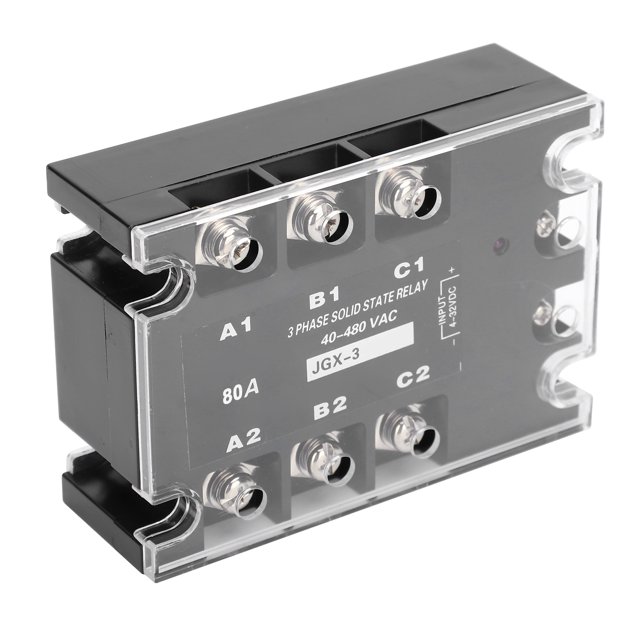 Retardante De Llama SSR Trifásico Equipo De Voltaje Medio Bajo A Prueba De Polvo Para Ajuste De Temperatura Motor Control De Automatización Del Horno ANGGREK 4880Z