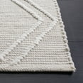 thumbnail image 3 of SAFAVIEH Kilim Meryll Diamond Polyester Runner Rug, Light Grey/Ivory, 2'3" x 9', 3 of 8