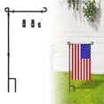 thumbnail image 1 of Metal Garden Flagpole for Outdoor Courtyard Display with Durable Linen Design, 1 of 8