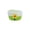 Green, variant on Miwamany Two Tone Floral Desktop Storage Bin,Stackable Mini Cotton Rope Woven Organizer with Flower Decoration,Lightweight Container for Holiday Sweets Small Household Items Arrangement