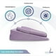 thumbnail image 2 of Cojín Con Soporte Memory Foam para Bebé Funda Lavable Lila, 2 of 8
