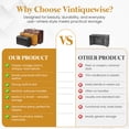 thumbnail image 5 of 3-Colored Vintage Style Luggage Suitcase/Trunk, Set of 3, 5 of 6