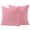 Light Pink, variant on 2 Pack Outdoor Waterproof Throw Pillow Covers,Light Purple Solid Color Decorative Square Pillow Case Patio Pillowcases for Chair Couch Sofa 16x16in