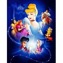 Diamond Painting Kits for Adults, Diamond Painting Stitch Gem Art Craft DIY Home Wall Decor 12x16inch (Cinderella Diamond Painting)