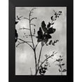 thumbnail image 2 of Carson, Danielle 15x18 Black Modern Framed Museum Art Print Titled - Nature Silhouette Silver II, 2 of 5