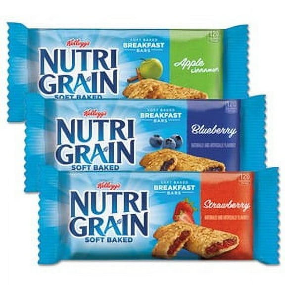 Kellogg's Nutri-Grain Bars Variety Pack, 1.3 Ounce Bar (36 Count)